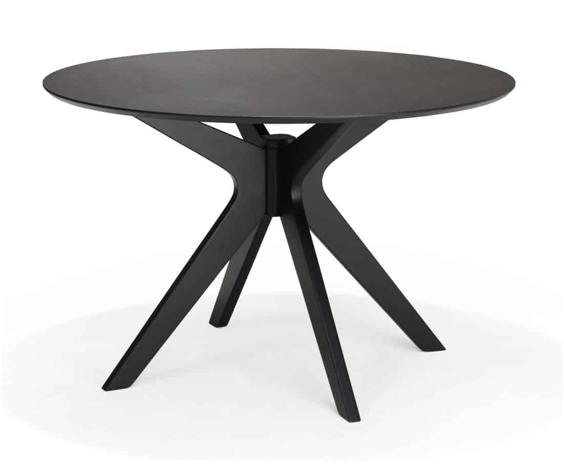 192tfl07011000 Julia Eetkamertafel 120 Rond Zwart Eiken1