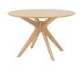 Eetkamertafel Julia 120x120 cm. Rond Eiken Naturel