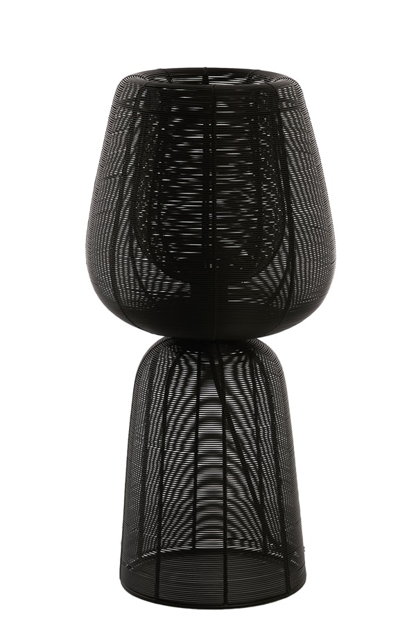 Tafellamp 24x54cm Aboso Mat Zwart