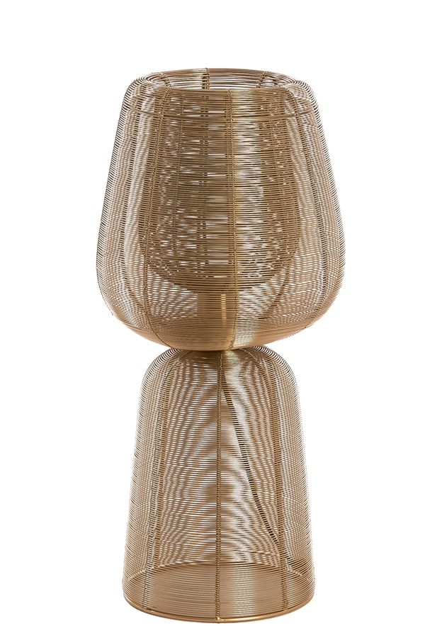 Tafellamp 24x54cm Aboso Licht Goud