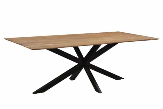 Eetkamertafel Oslo Spider Acasia 220 Cm