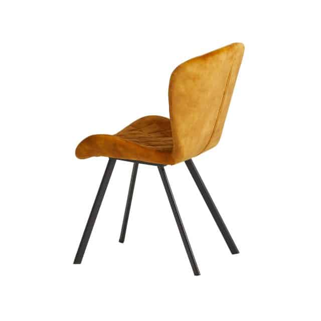 Eetkamerstoel Dex 8211 Velvet 8211 Goud