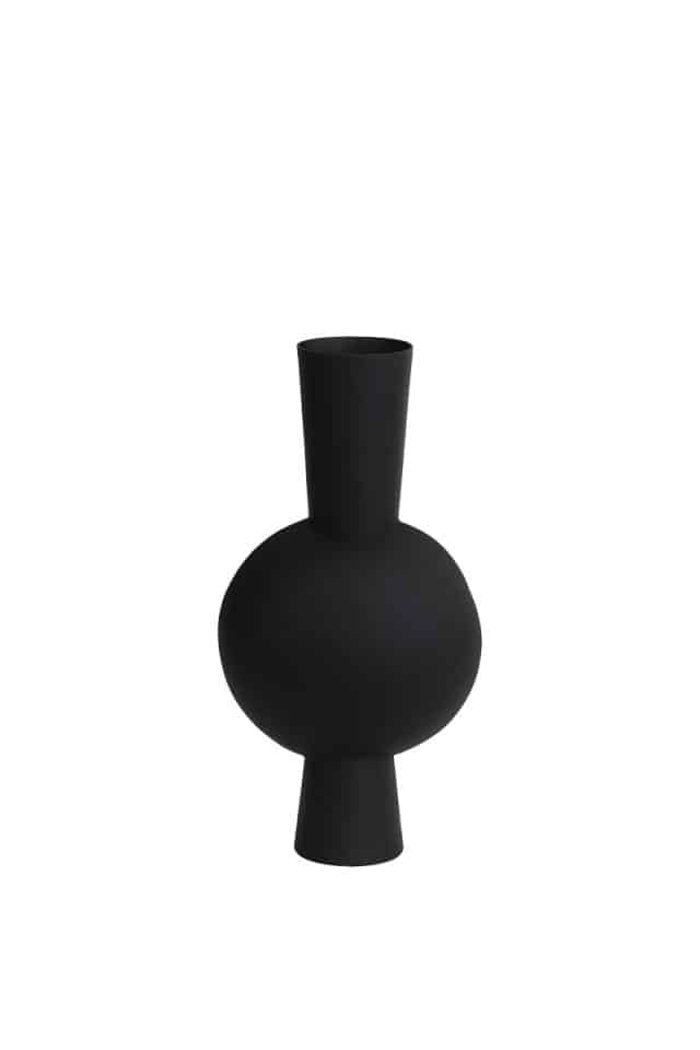 Vase Deco 22x14x40 Cm Kavandu Matt Black