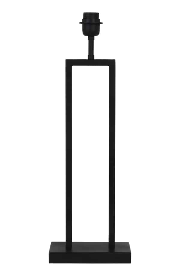 Lamp Base 20x10x55 Cm Shiva Matt Black