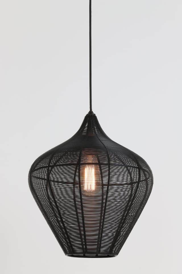 Hanglamp 36 215 40 Cm Alvaro Matt Black