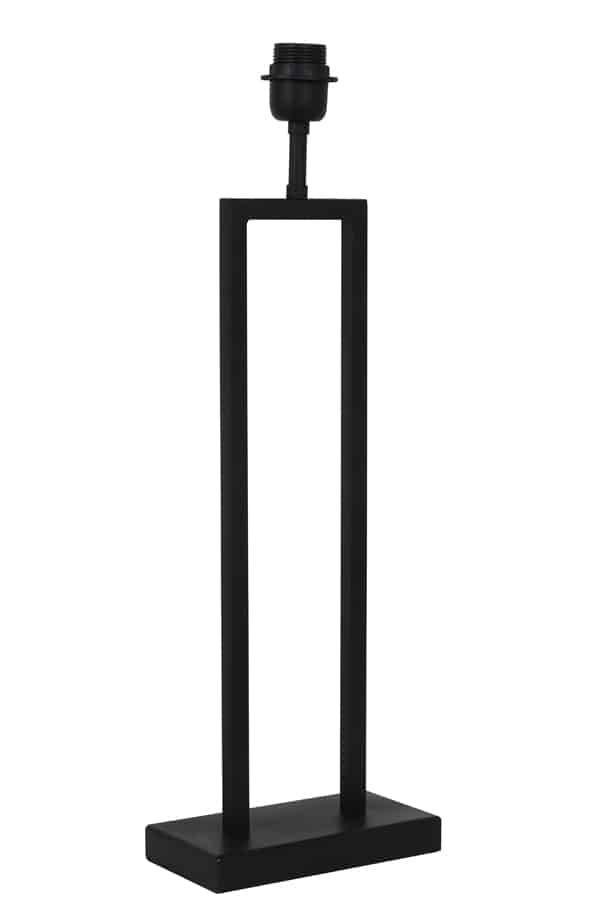 Lamp Base 20x10x55 Cm Shiva Matt Black
