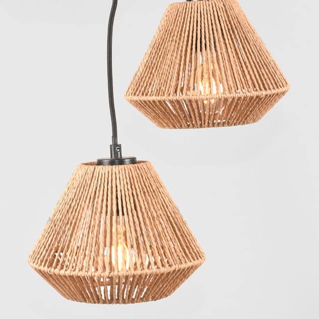 Label51 Hanglamp Ibiza 8211 Naturel 8211 Jute 8211 3 Lichts