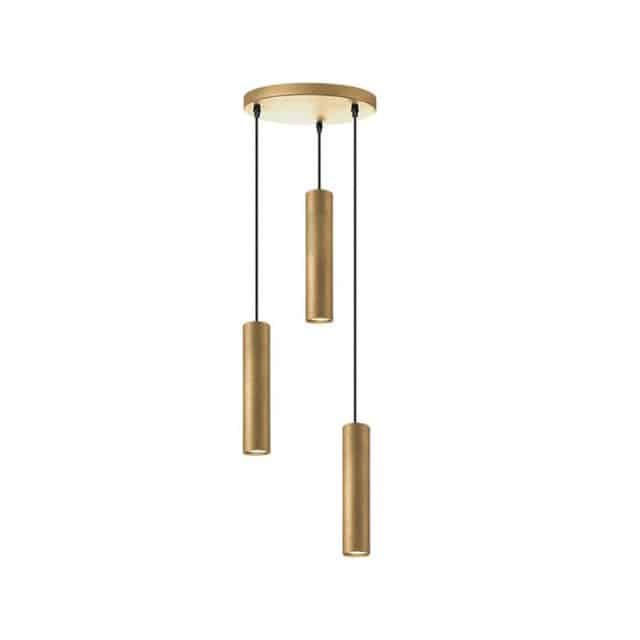 Label51 Hanglamp Ferroli 8211 Antiek Goud 8211 Metaal 8211 3 Lichts