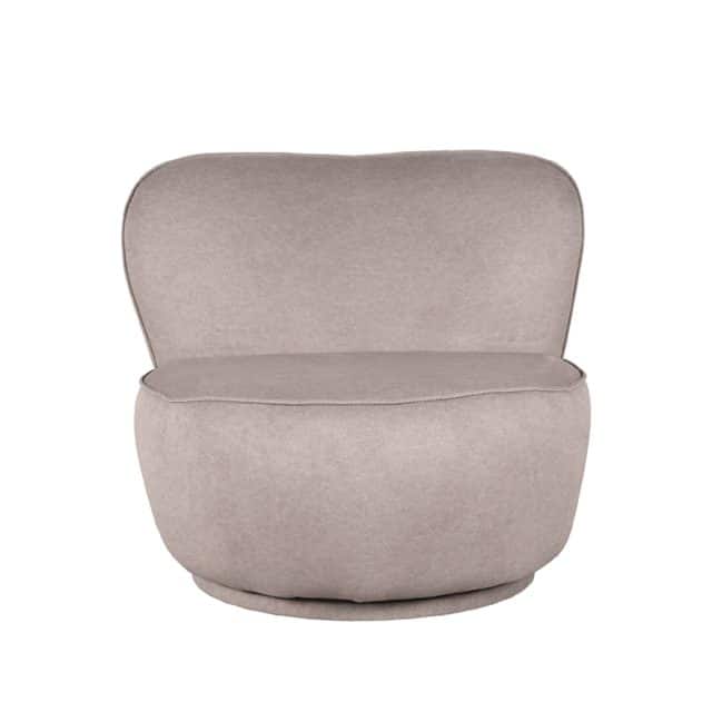 Label51 Fauteuil Bunny 8211 Taupe 8211 Microfiber