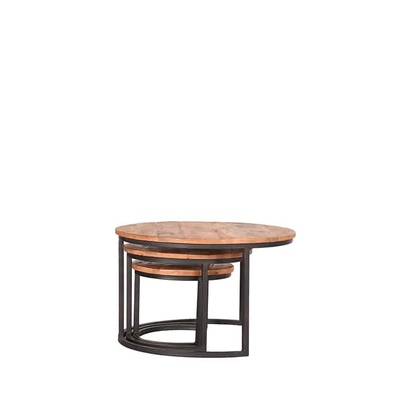 Label51 Salontafel Set Triplet 8211 Rough 8211 Mangohout