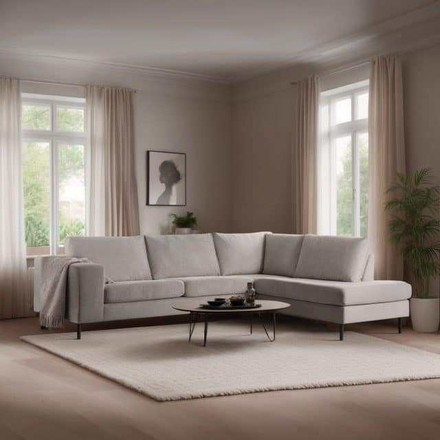 3 Zits Hoek Rechts Stof Lord 22 E460 Beige