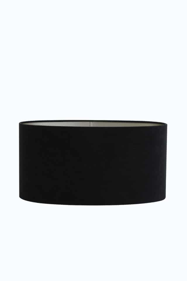 Shade Oval Straight Slim 45 21 22 Cm Velours Black Taupe
