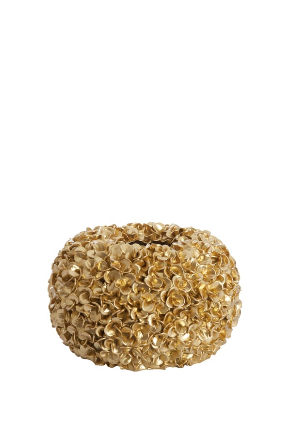Vase Deco 38 215 23 Cm Phylia Gold