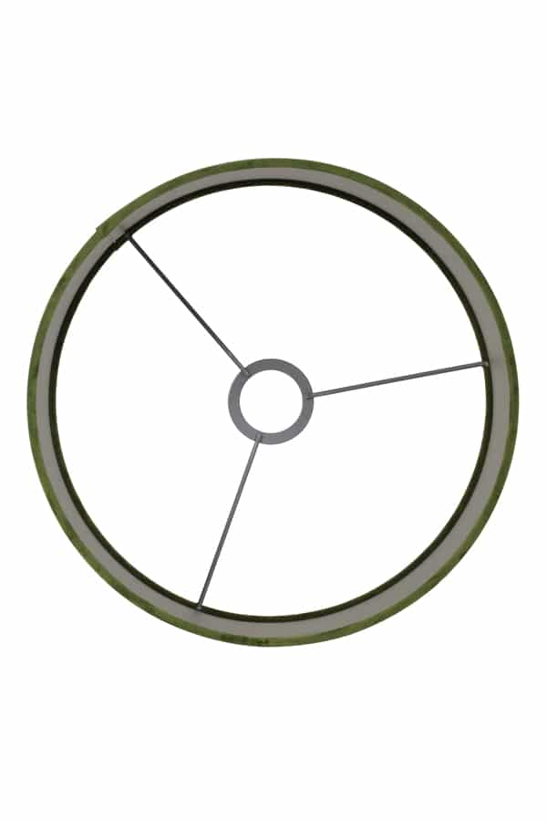 Shade Cylinder 30 30 21 Cm Velours Olive Green