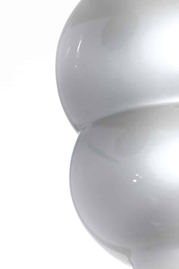 Hanging Lamp 45 215 48 Cm Misty Smoked Glass Matt Black