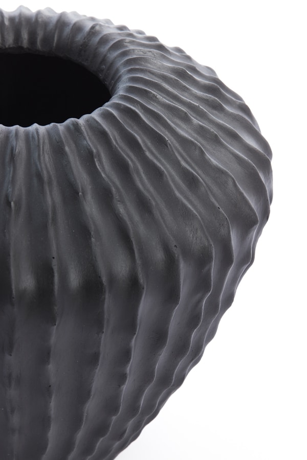 Vase Deco 32 215 28 Cm Cacti Matt Black