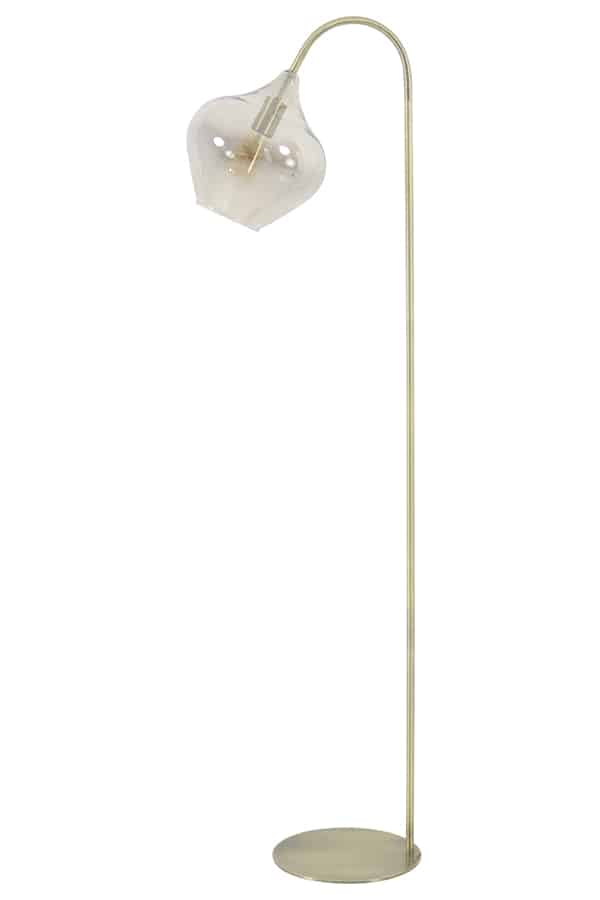 Floor Lamp 45x28x160 Cm Rakel Antique Bronze Smoked