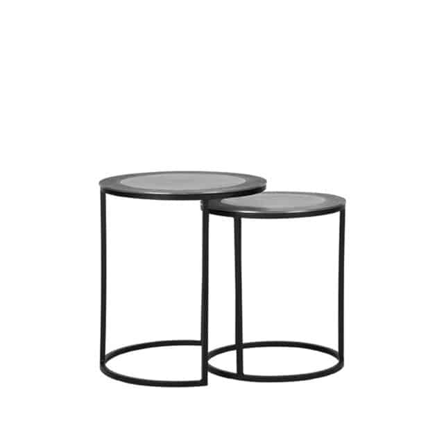 Label51 Salontafel Set Pair 8211 Antiek Ash 8211 Metaal 8211 40 Cm