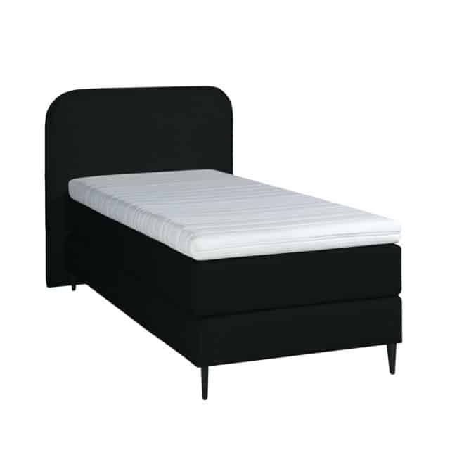 Mrgenn Boucl Eenpersoons Boxspring Zwart 90 215 200
