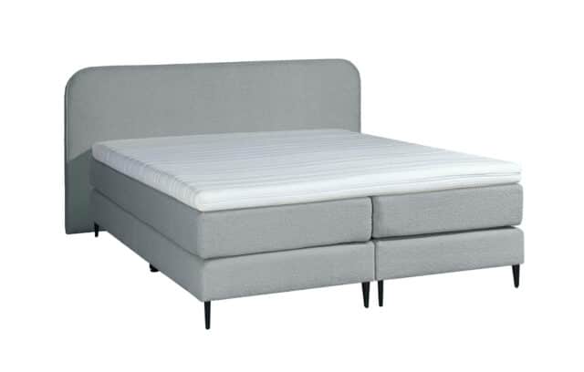 Mrgenn Boucl Boxspring Grijs 180 215 200