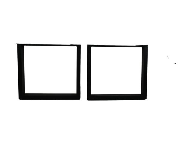 Hsm Collection Tafelpoot Model U S 2 80x10x72 100x50mm Zwart Metaal