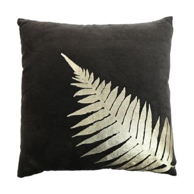 Hsm Collection Sierkussen Met Print 1 45 215 45 Zwart Goud Stof