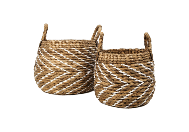 Hsm Collection Mandenset S 2 40 215 42 30 215 36 Naturel Wit Waterhyacint