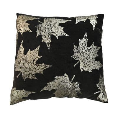 Hsm Collection Sierkussen Met Print 3 45 215 45 Zwart Goud Stof
