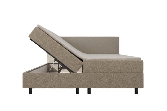 Mrgenn Opberg Boxspring Boucl Beige 140 215 200