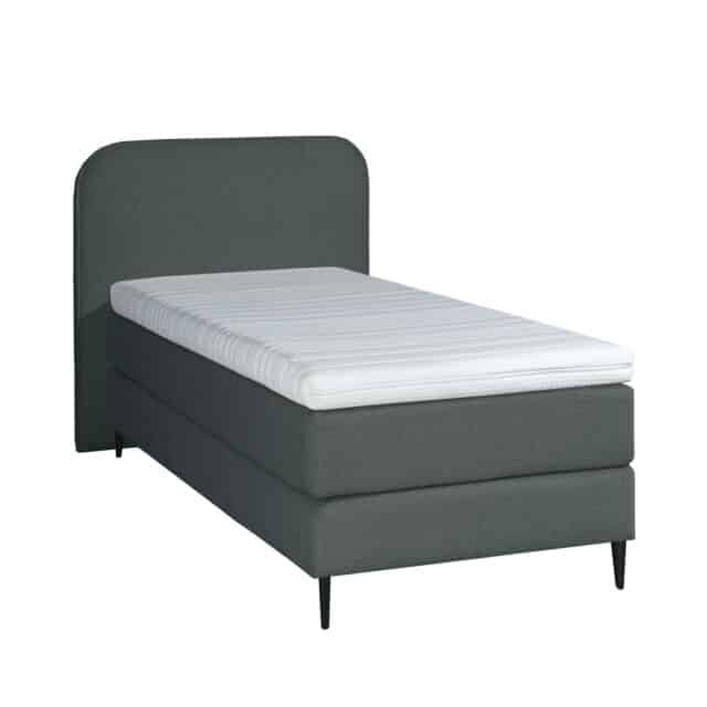 Mrgenn Boucl Eenpersoons Boxspring Antraciet 90 215 200