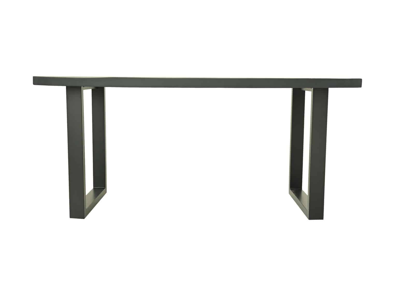Hsm Collection Rechthoekige Eettafel Melbourne 160x90x77 Zwart Mango Metaal