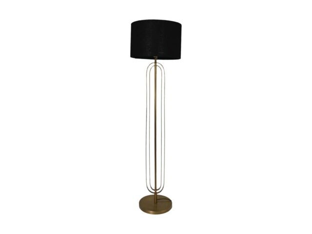 Hsm Collection Ronde Lampenkap 42 215 28 Zwart Jute