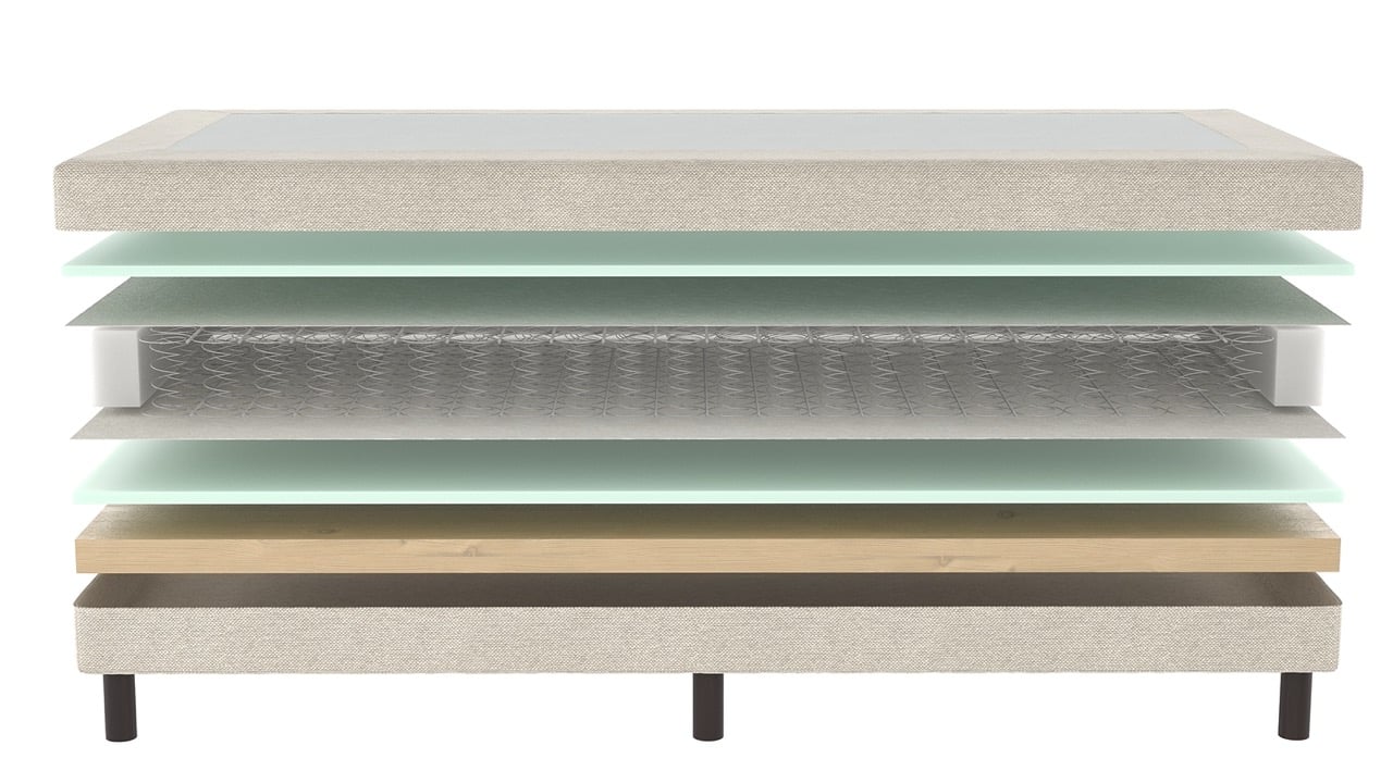 Mrgenn Losse Boxspring Bonellvering Beige 90 215 210
