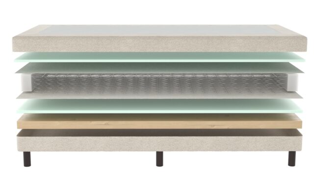 Mrgenn Losse Boxspring Bonellvering Beige 120 215 200