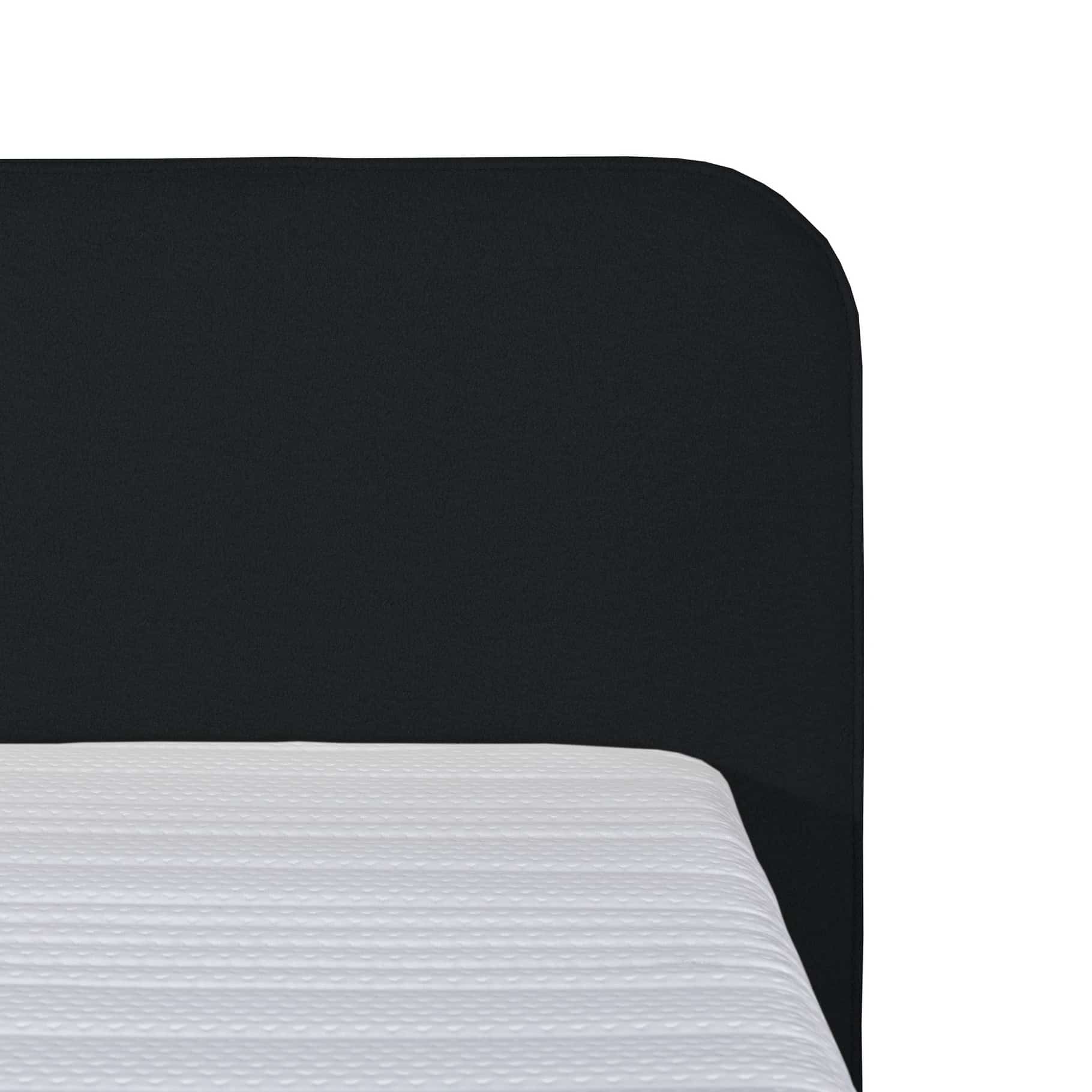 Mrgenn Boucl Eenpersoons Boxspring Zwart 90 215 200