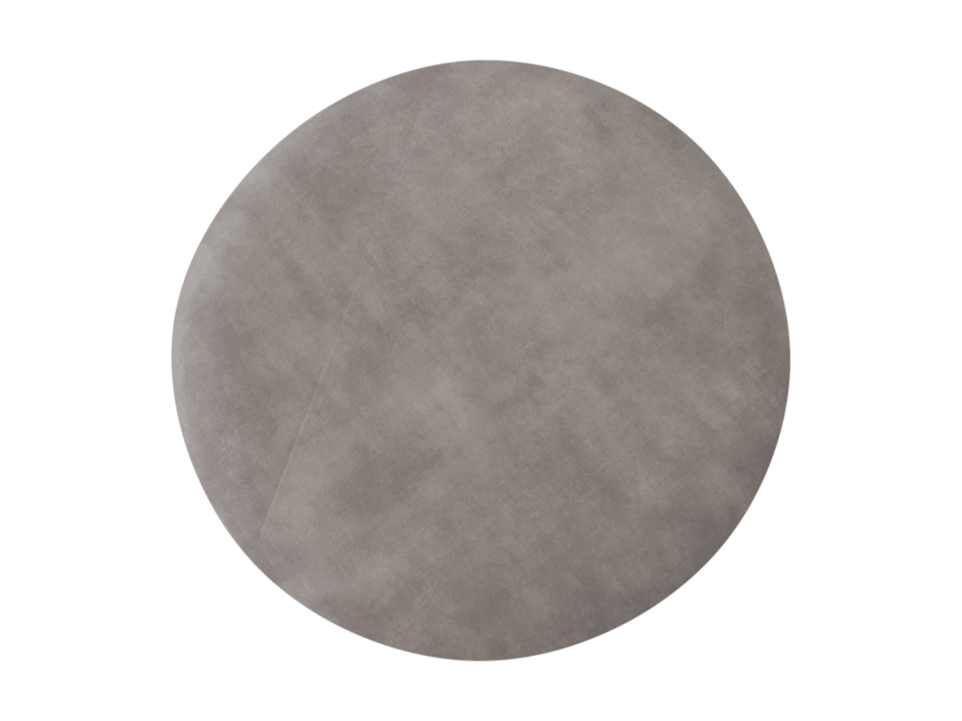 Hsm Collection Ronde Poef Otto 55x55x40 Wit Stof