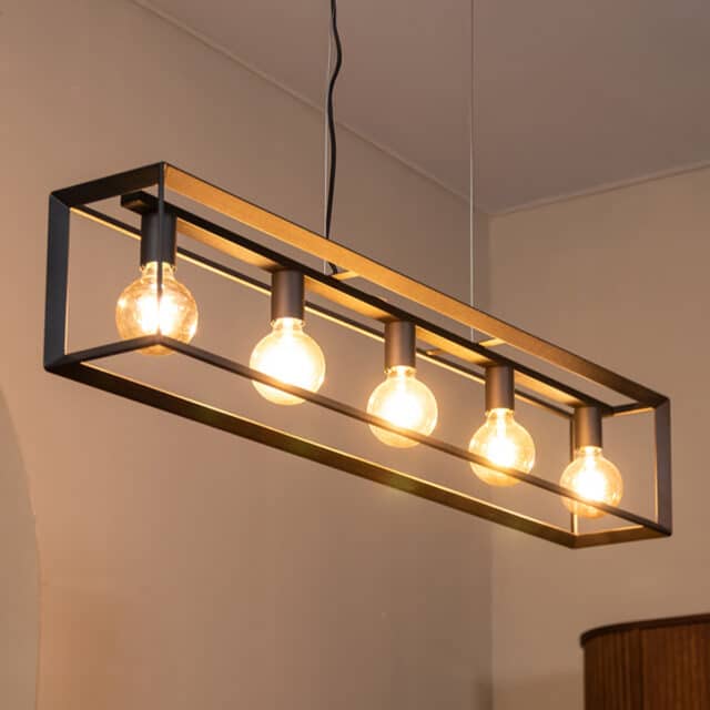 Label51 Hanglamp Tetto 8211 Zwart 8211 Metaal