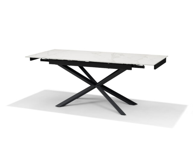 Salontafel Wit Deckstone 120 215 60 8211 Eiken Naturel Kolomvoet