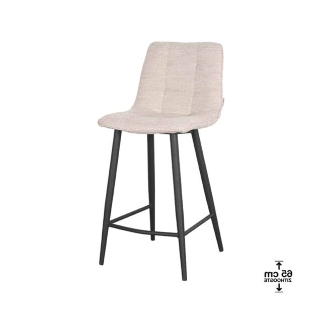 Barkruk Jelt 8211 Naturel 8211 Boucle 8211 Zithoogte 65