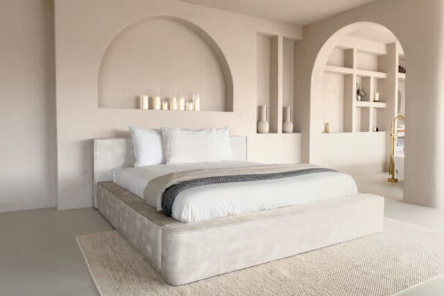 Designbed Adore Element 140x200cm Beige 8211 Zonder Matras