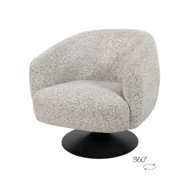 Draaifauteuil Louis 360 8211 Puente 8211 Ecru 06