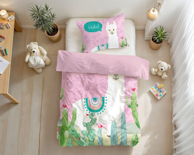 Hallo Lama Roze 140 X 200 220