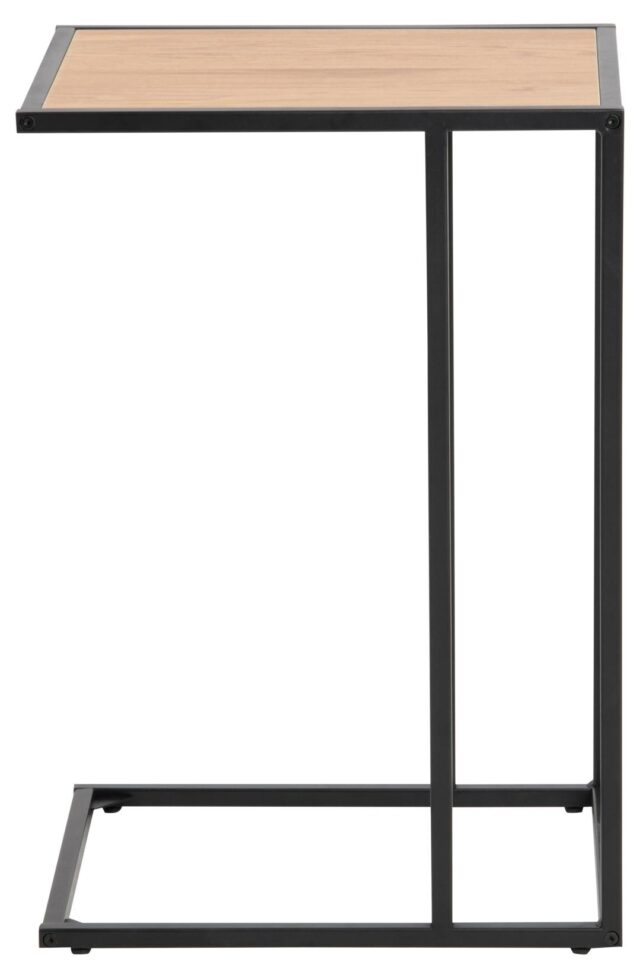 Bijzettafel Seaford 8211 Zwart Eiken Melamine