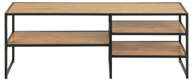 Tv Meubel Seaford 8211 Mat Eiken Ruw Papier 8211 Staal
