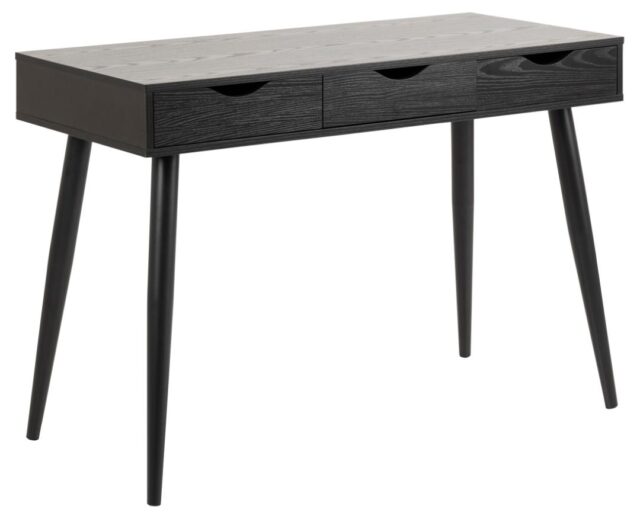 Bureau Neptun 8211 Zwart Melamine Alu