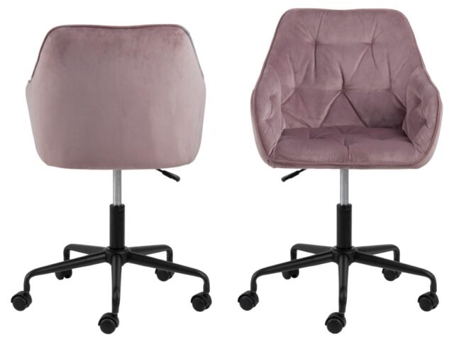 Bureaustoel Brooke 8211 Met Armleuning 8211 Stof Vic Oudroze