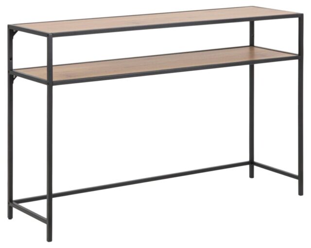 Haltafel Seaford 8211 Mat Wild Eiken Papier 8211 Staal