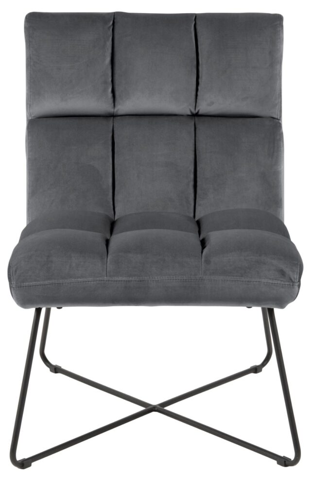 Loungestoel Alba 8211 Stof Donkergrijs