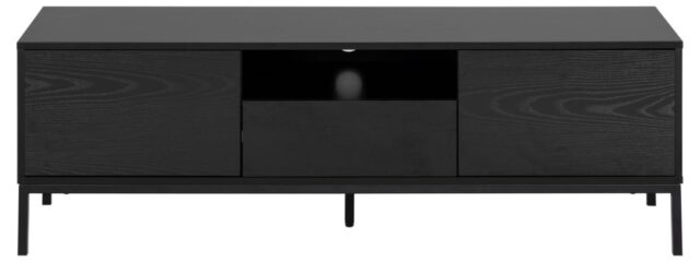 Tv Meubel Seaford 8211 Zwart Pu Mdf
