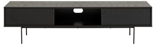 Tv Meubel Angus 8211 Zwart Ruw Melamine